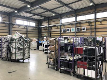 家電リサイクル工場でのカンタン部品選別作業