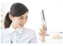 ドコモショップでの受付販売スタッフ
