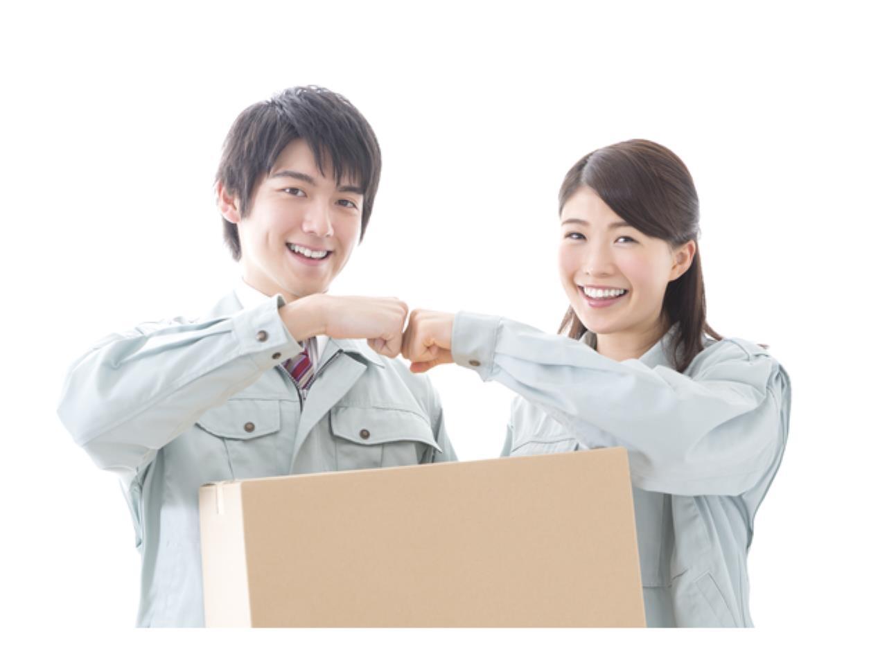 宅配向け商品の仕分け作業
