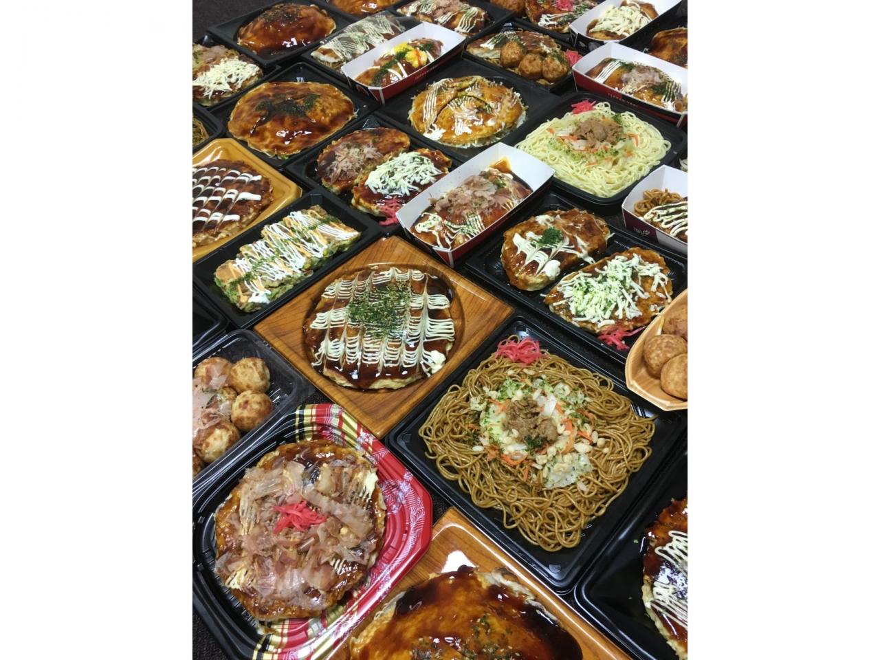 お好み焼きなどの新商品の開発