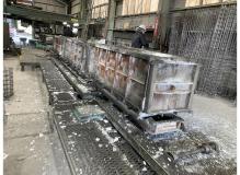 コンクリート工場での製造スタッフ