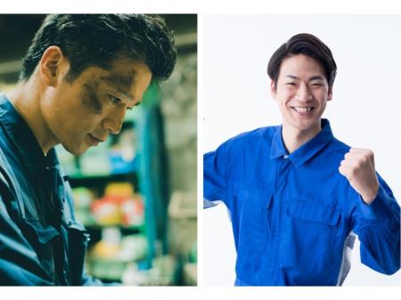 歯車部品のバリ取り作業