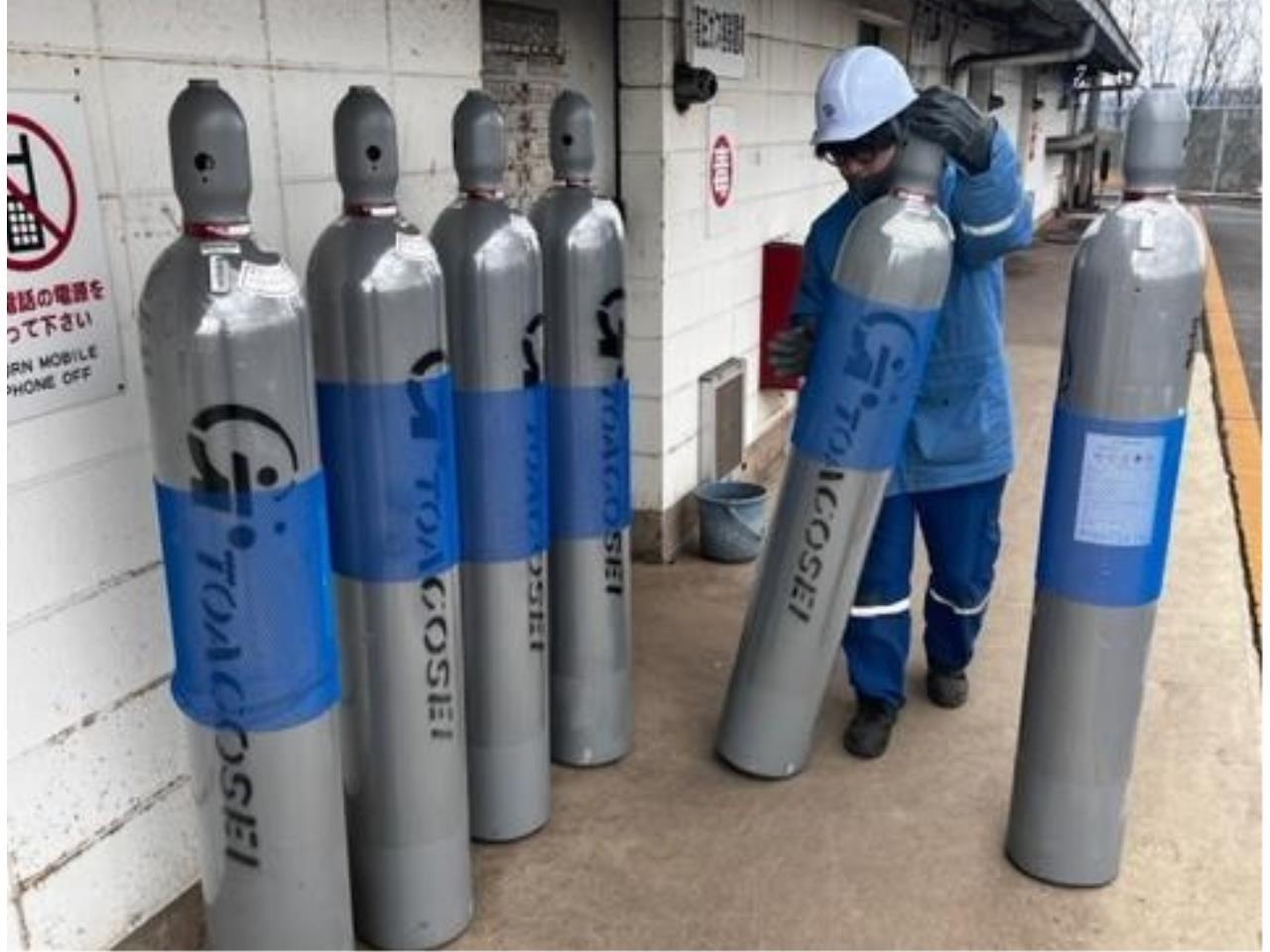 ガスボンベ配送・機器点検
