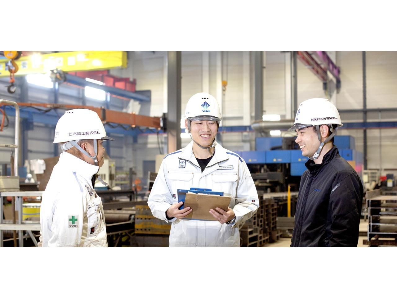 建築鉄骨工事での施工管理