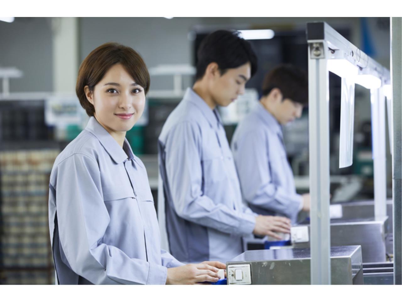 短期／エアコン完備の工場内でのカンタンな組立作業