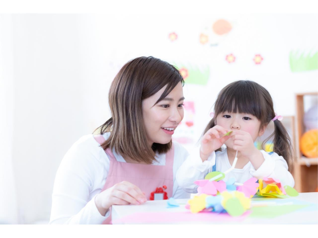 安定基盤を持つ中核病院での保育士