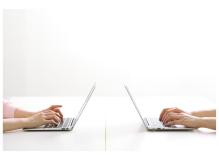 エアコン完備の作業風景