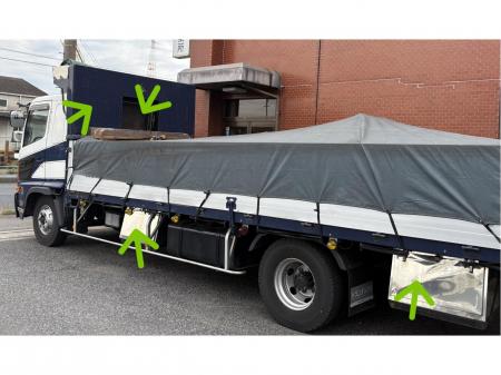 ４ｔトラックドライバー／平ボディ車／手積みなし