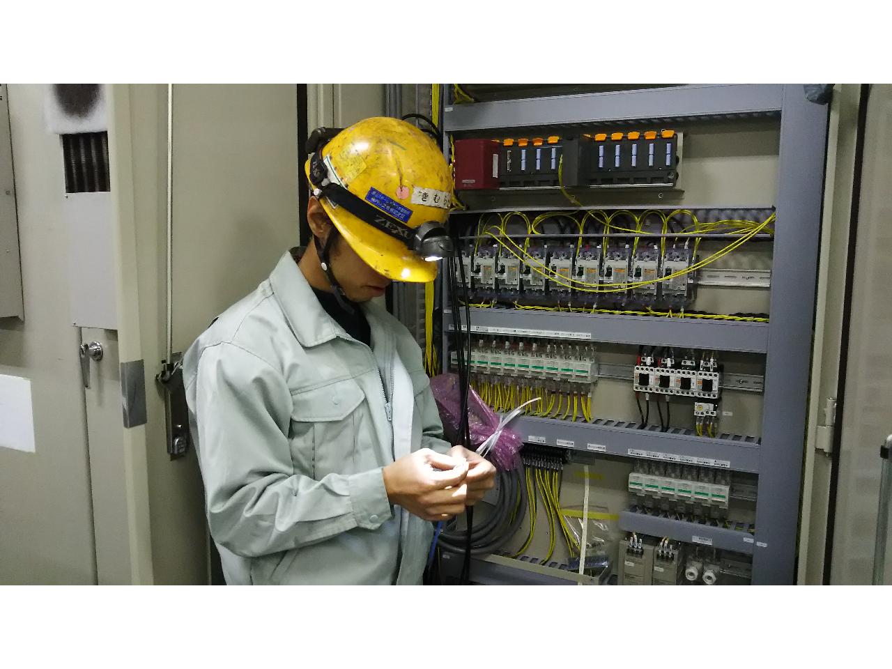 育成枠採用!未経験スタート歓迎!!工場内の電気工事スタッフ