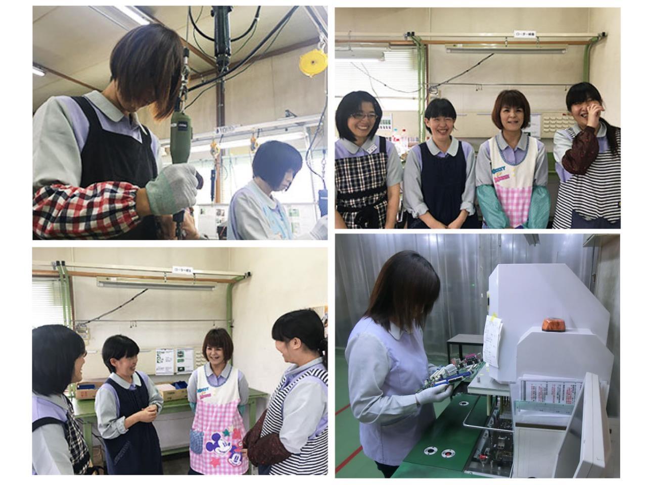 短時間!土日祝休み!シンプル作業でラクラク♪電子部品の検査・組立 ※工場内カンタン軽作業※