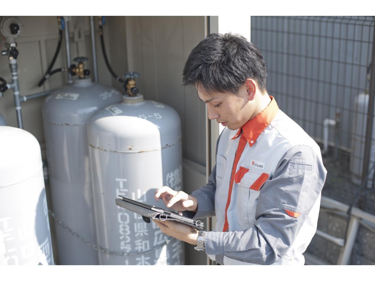 上場企業グループ正社員でガス機器の販売・保安点検