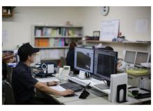 営業未経験者歓迎の作業風景