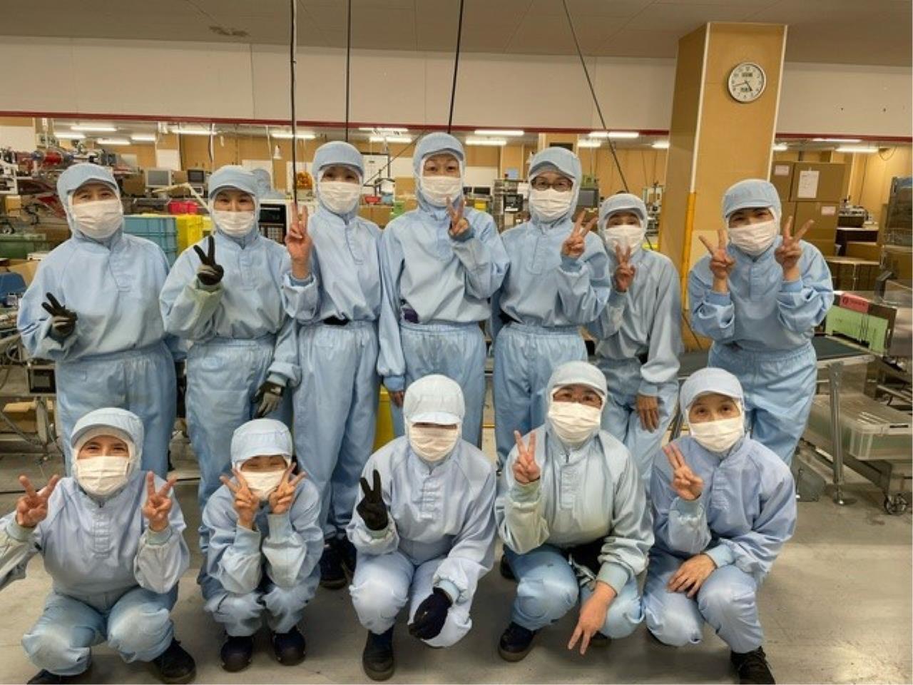 お休み相談しやすい食品工場での軽作業スタッフ