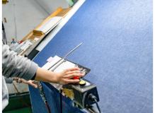 デニム生地の検品